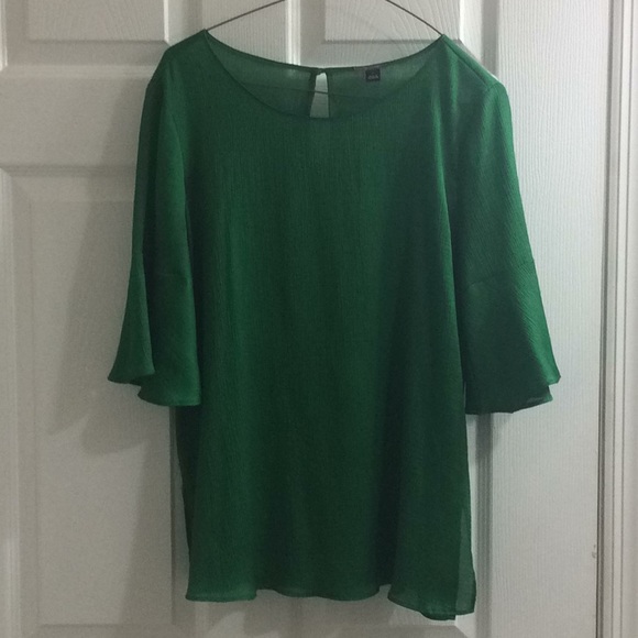 Ann Taylor blouse with bell sleeves - Picture 3 of 6